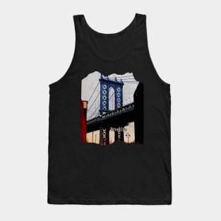 New York Dumbo Photography Brooklyn bridge Tank Top